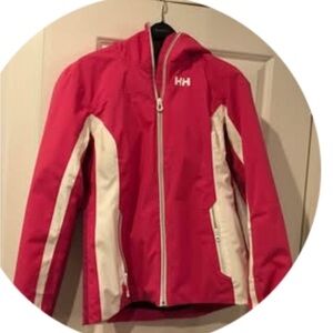 Helly Hansen Fuchsia and White Jacket